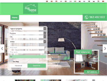 Tablet Screenshot of myhomevalencia.com